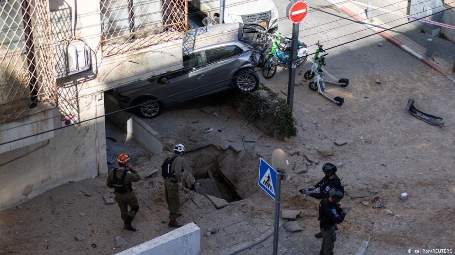Seis heridos, uno de ellos grave, tras caída de misiles iraníes en Tel Aviv