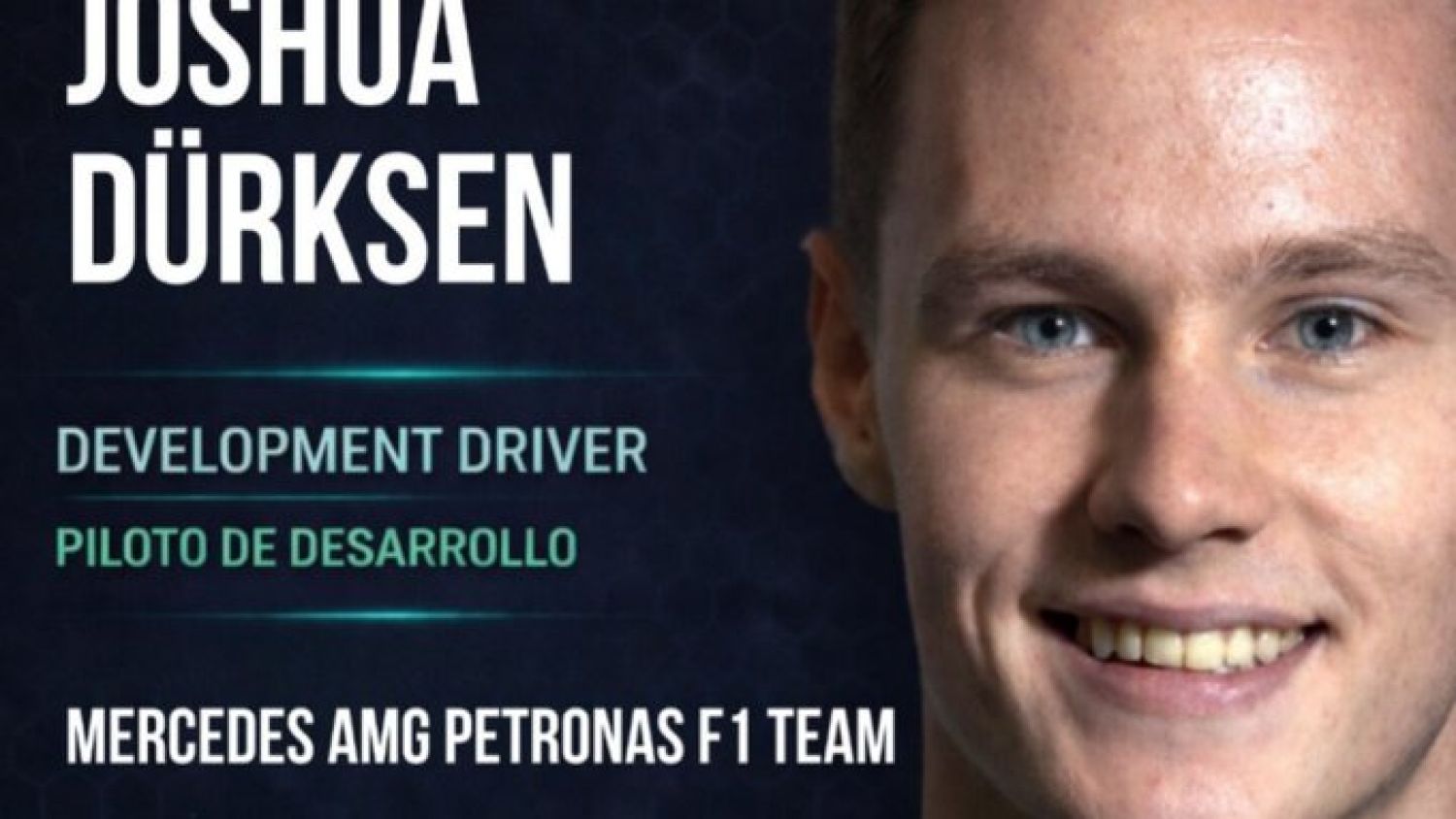 Histórico: Joshua Duerksen se suma a la Escudería Mercedes