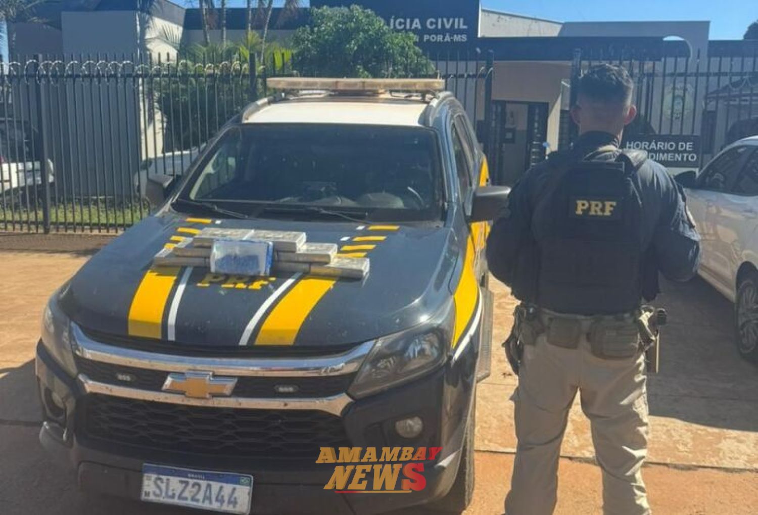 Ponta Porã: pareja fue arrestada transportando 11 kilos de cocaína