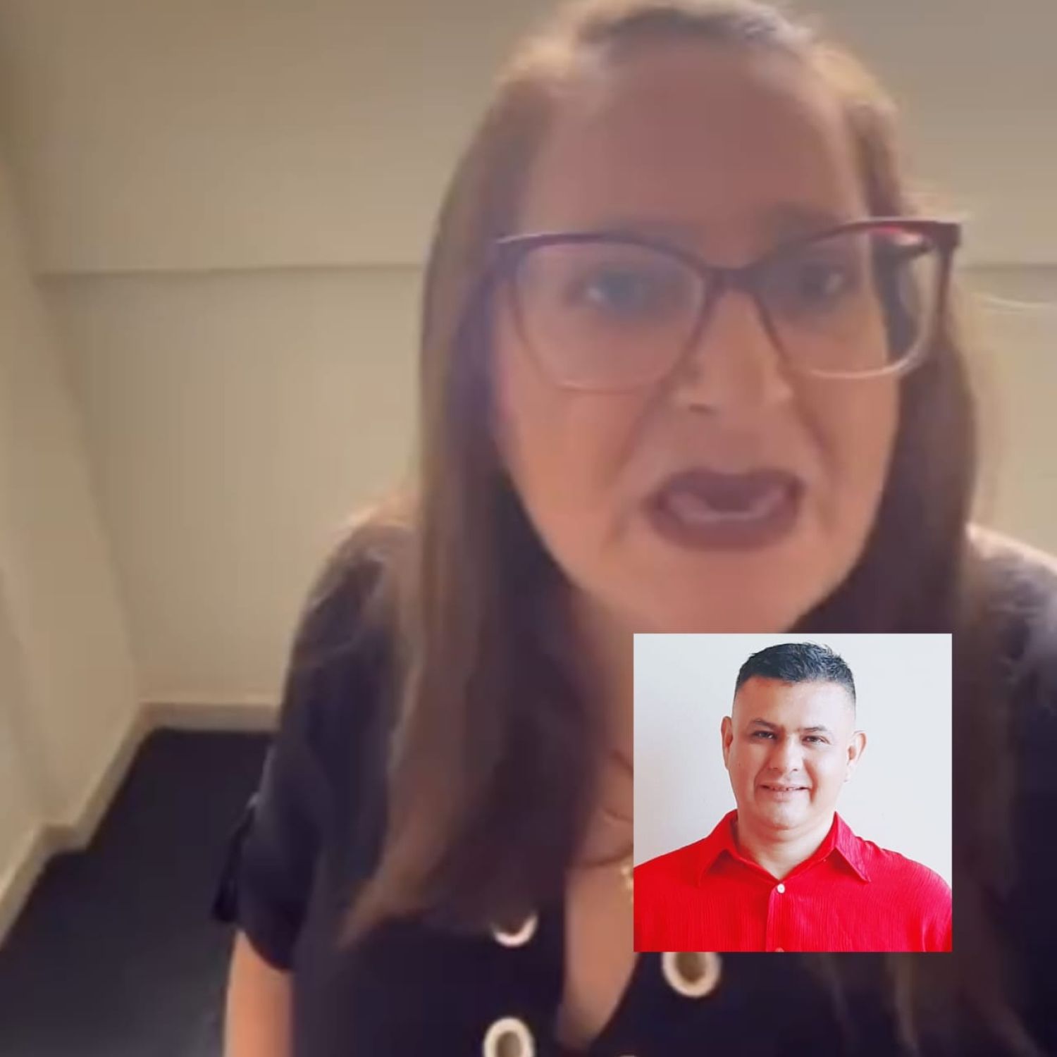 VIDEO: Ofuscadisima la concejala Carmen Castellano que no repunta en encuesta