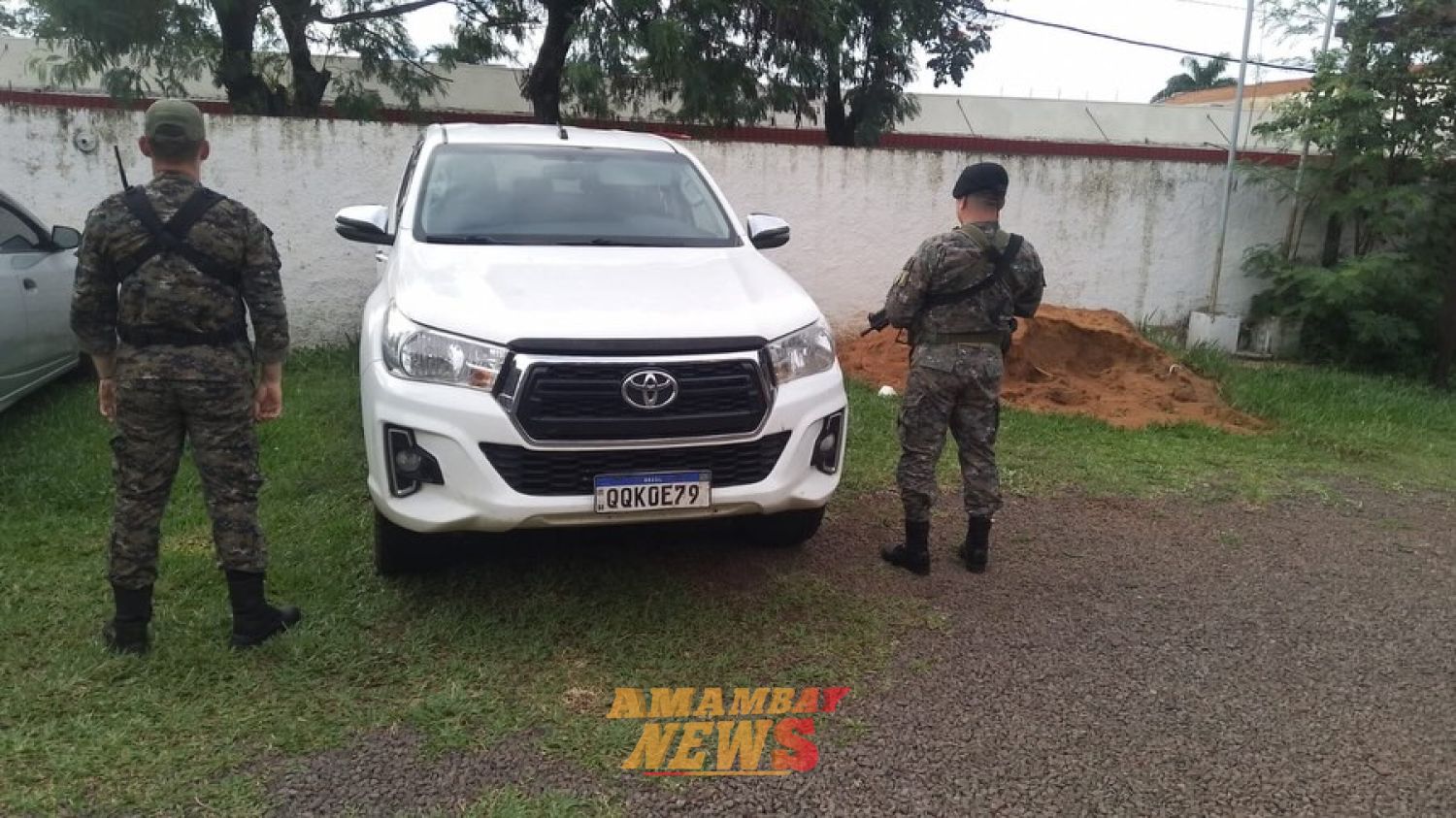 Recuperan camioneta robada en Brasil tras persecución en Pedro Juan Caballero