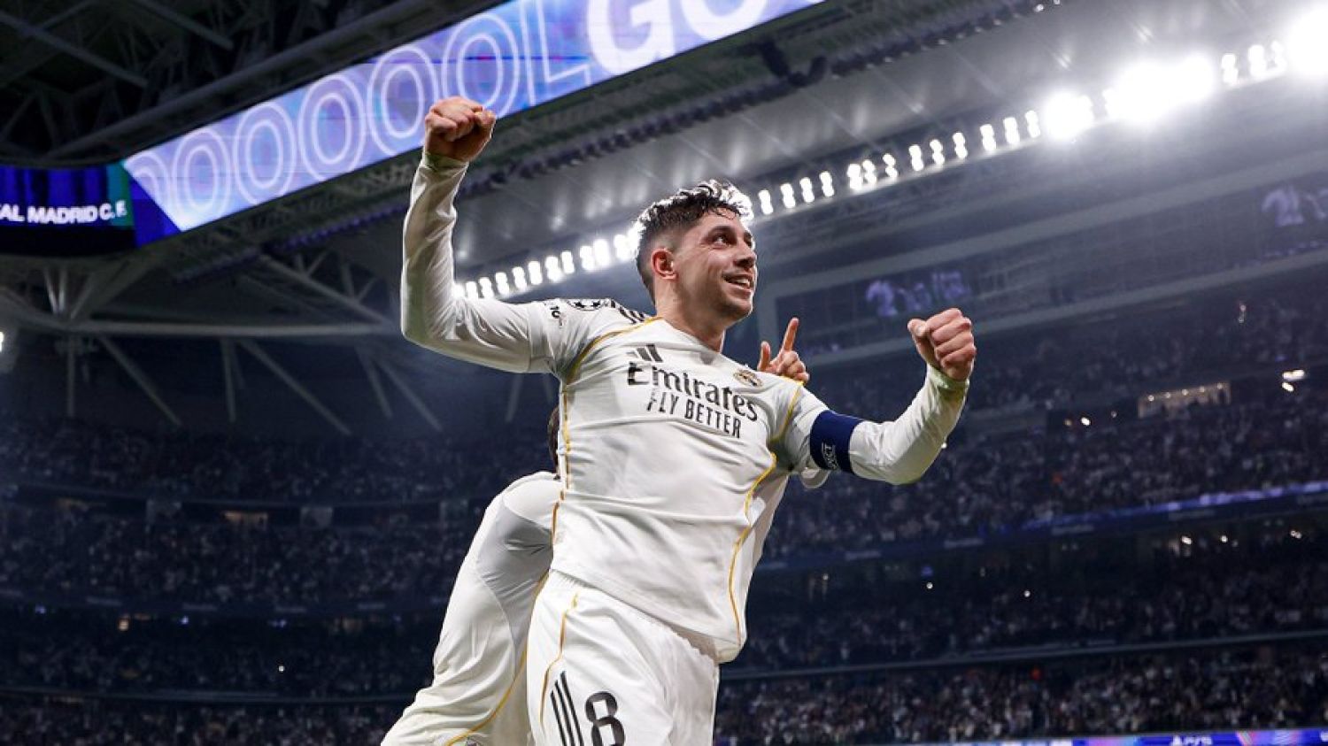 Real Madrid goleó al Manchester City en una noche mágica de Valverde