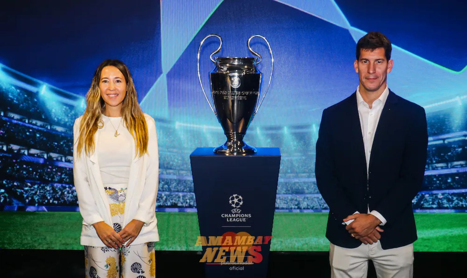 El trofeo de la Champions League llegó a Paraguay