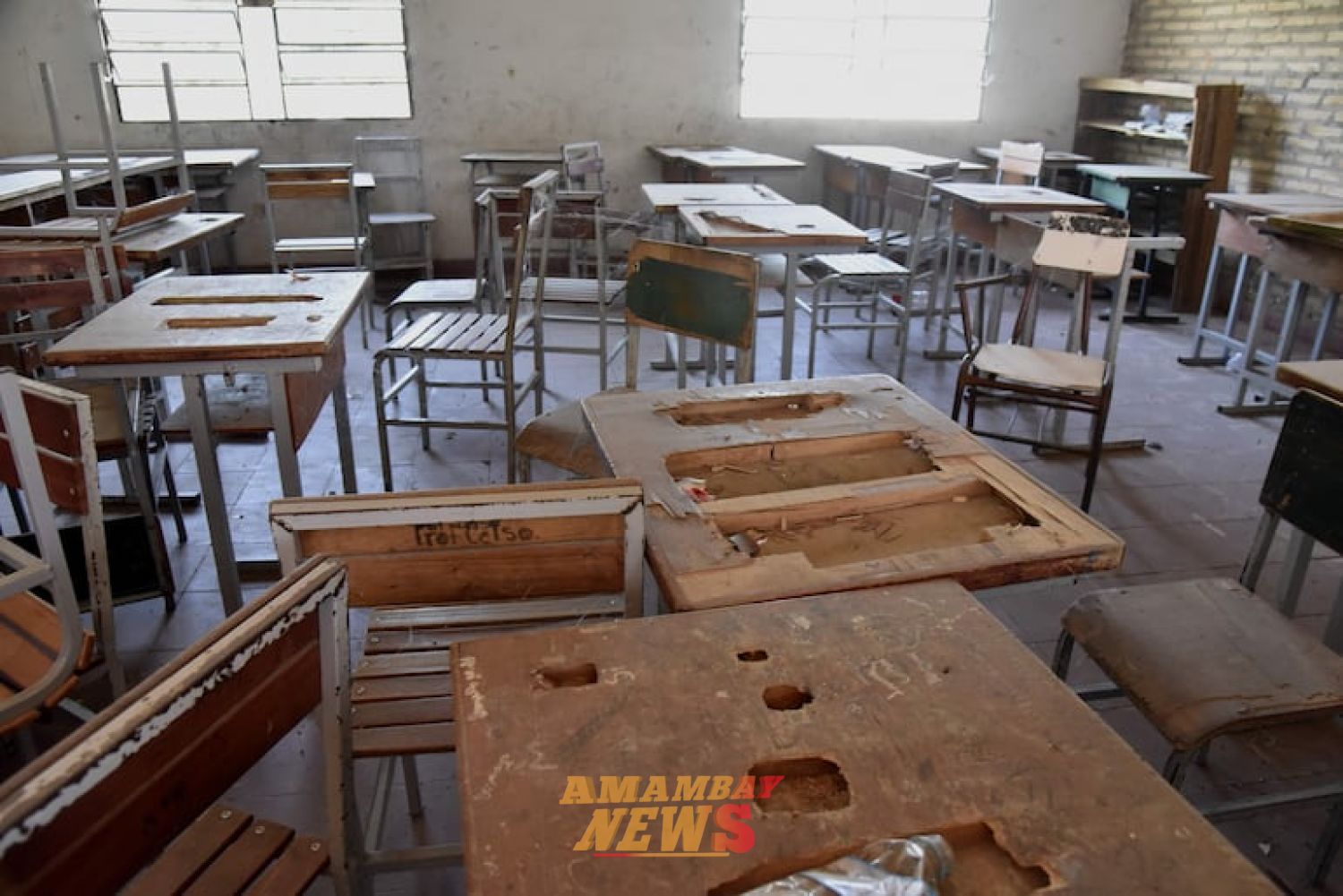 Escuela en ruinas desmonta discurso “espectacular” del ministro de Educación